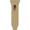Ekena Millwork 2 3/4"W x 5 1/2"D x 8"H Mini Lucan Wood Corbel, Alder CORW03X06X08LUAL - alternate 3